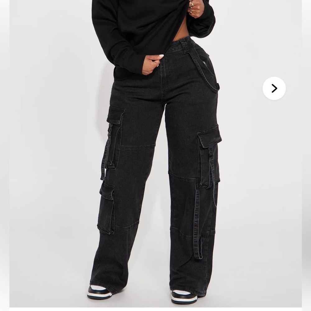 Fashion Nova Desi Mineral Wash Cargo Pant